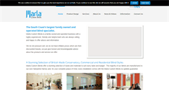 Desktop Screenshot of marlacustomblinds.co.uk