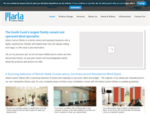 Tablet Screenshot of marlacustomblinds.co.uk